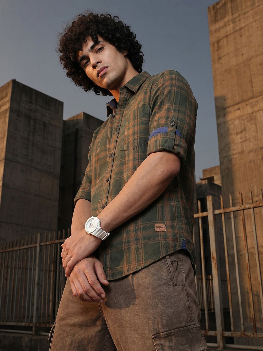 The Roadster Life Co. Checked Casual Shirt
