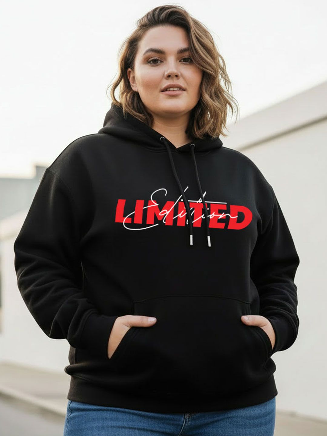 Moda Rapido Women Printed Hooded Sweatshirt