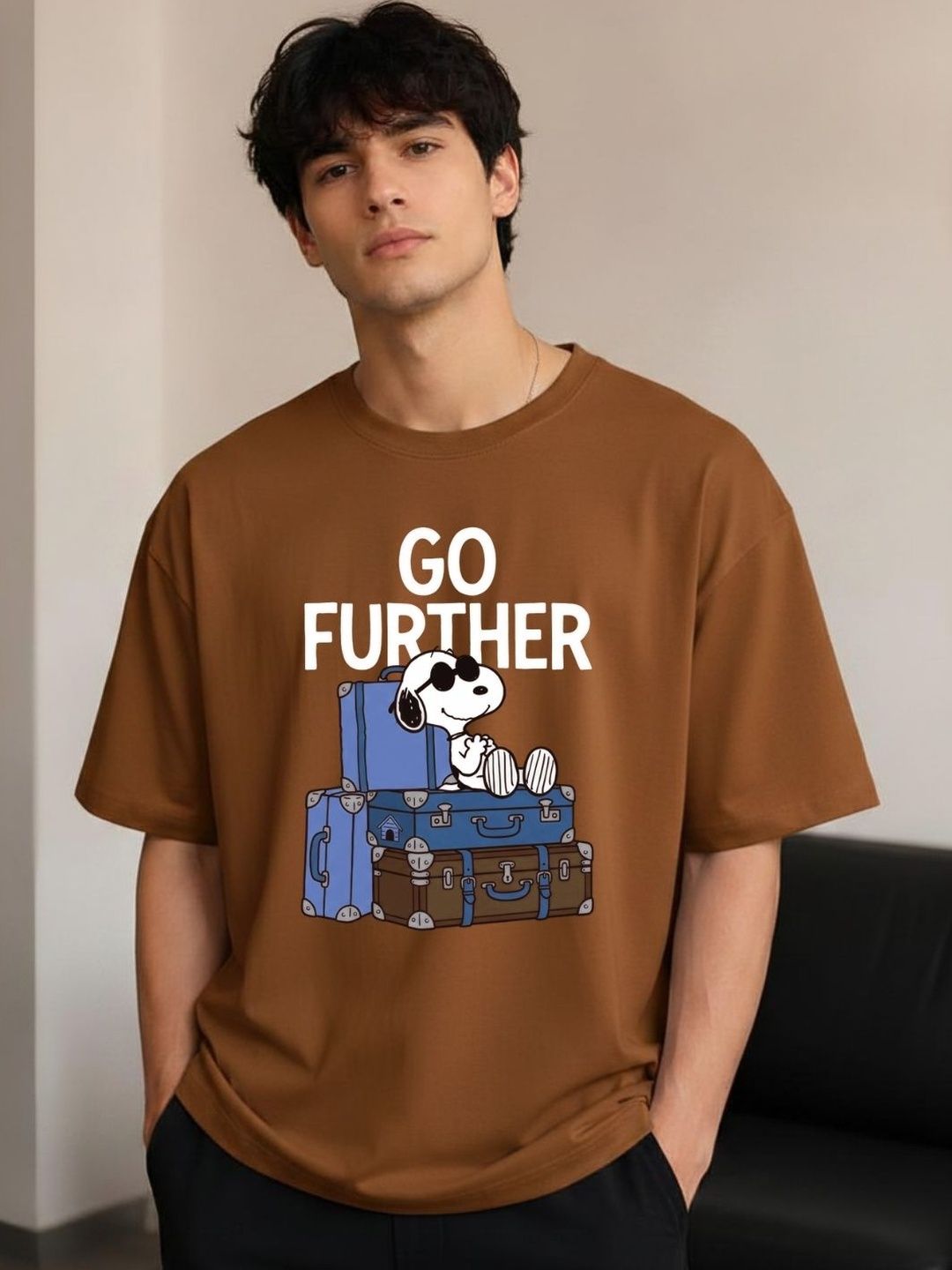 R.Code by The Roadster Life Co. Men Printed T-shirt