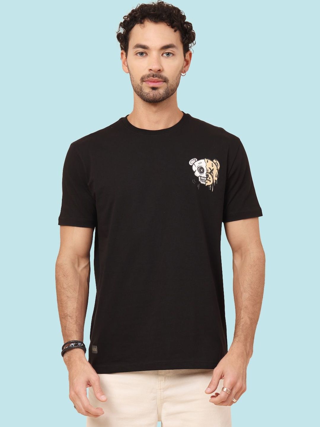 KLOUE Men Printed T-shirt