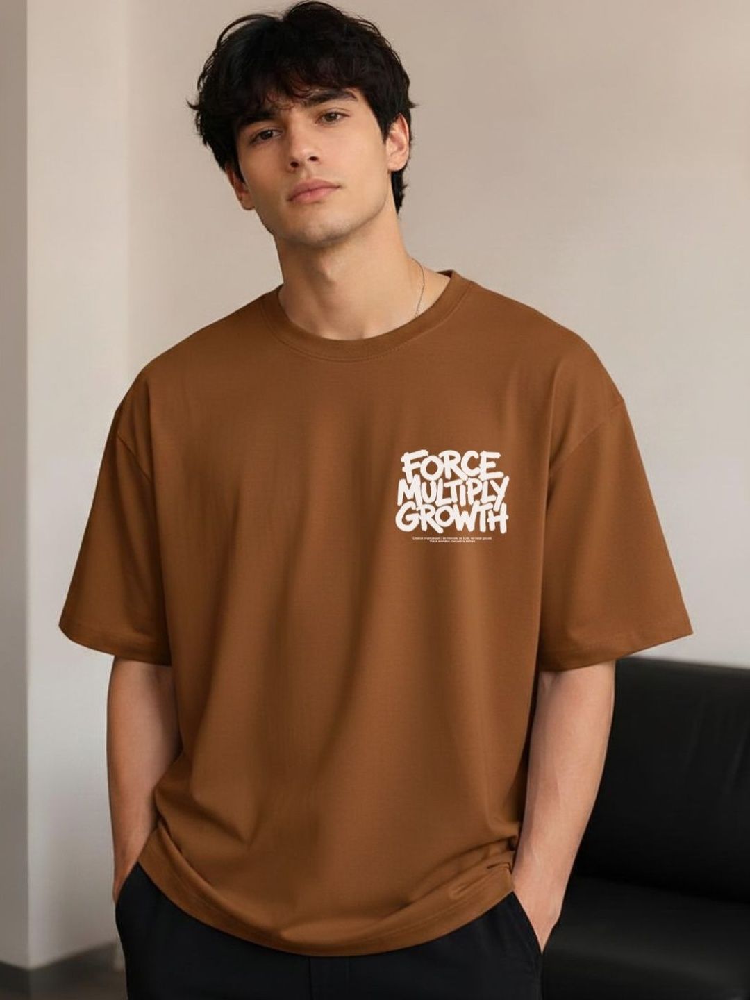 R.Code by The Roadster Life Co. Men Typography Printed T-shirt
