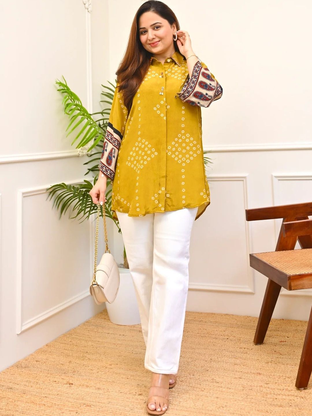 RR SA KURTIS Print Ethnic Top