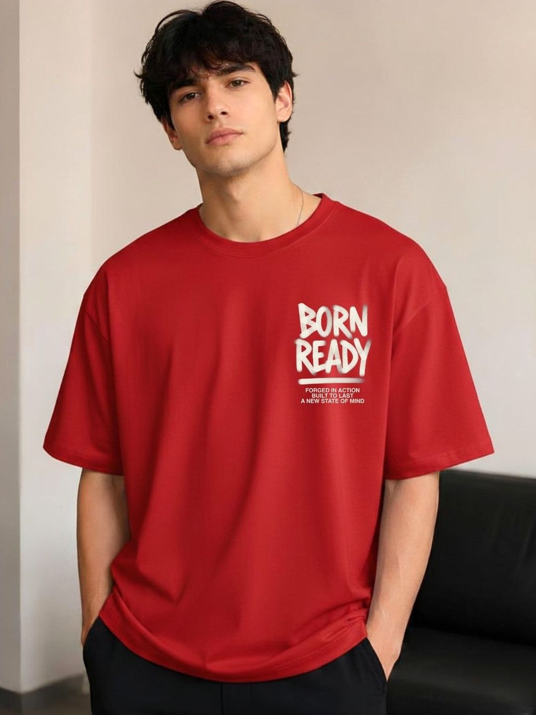 R.Code by The Roadster Life Co. Men Typography Printed T-shirt