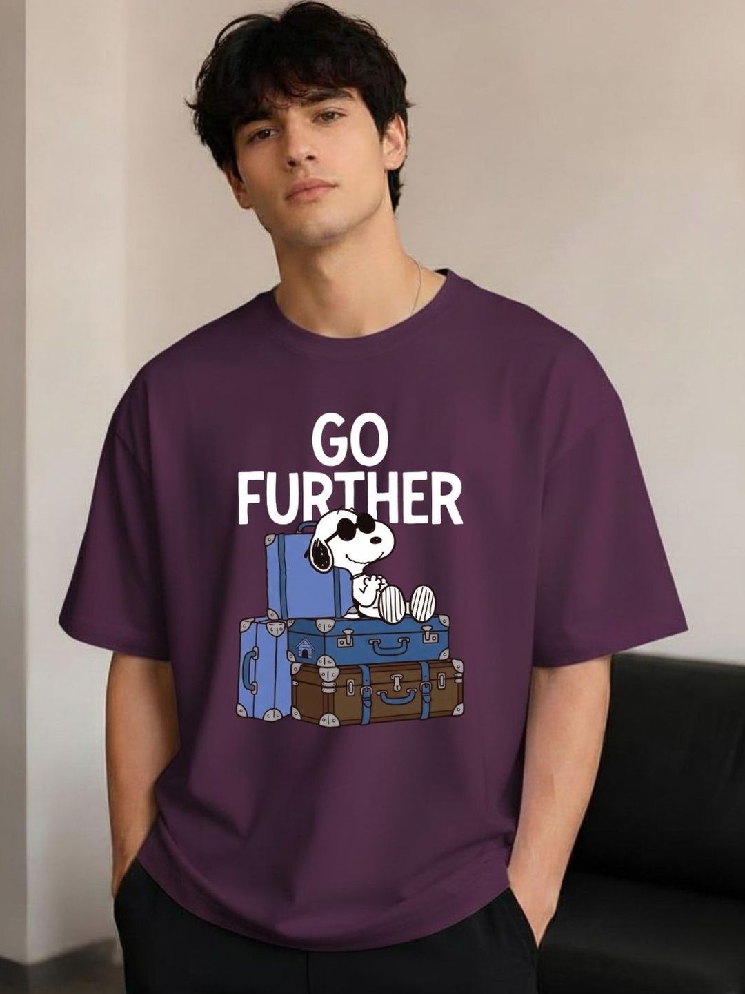 R.Code by The Roadster Life Co. Men Printed T-shirt
