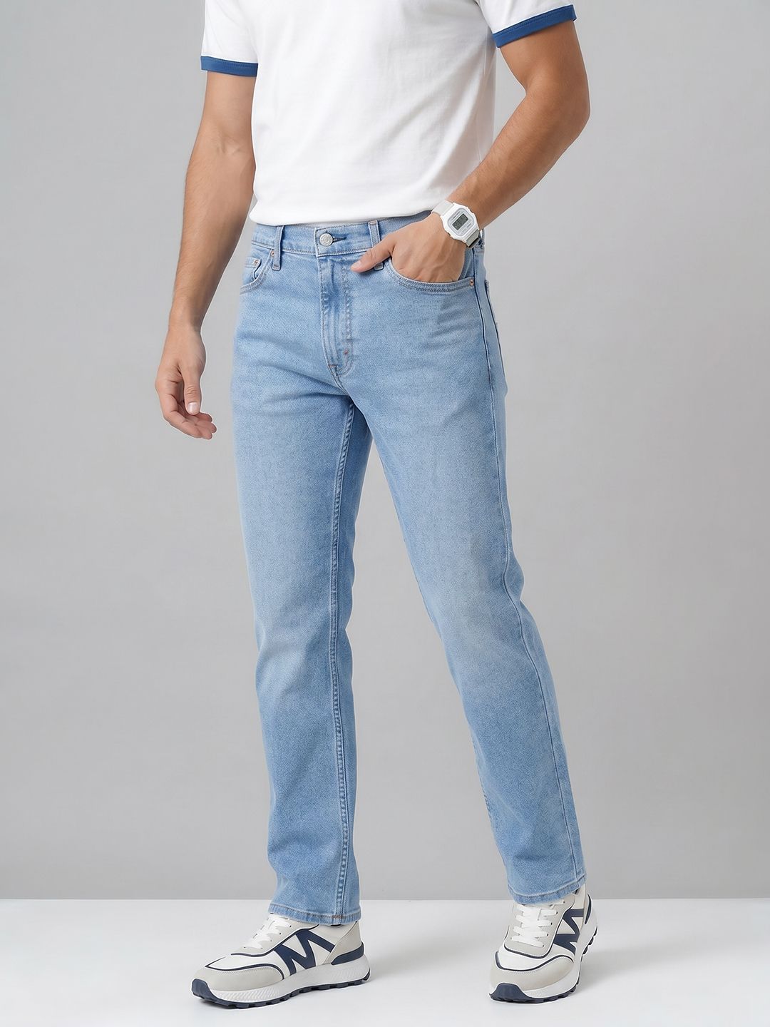 Levis Levis Men 513 Straight Fit Stretchable Jeans