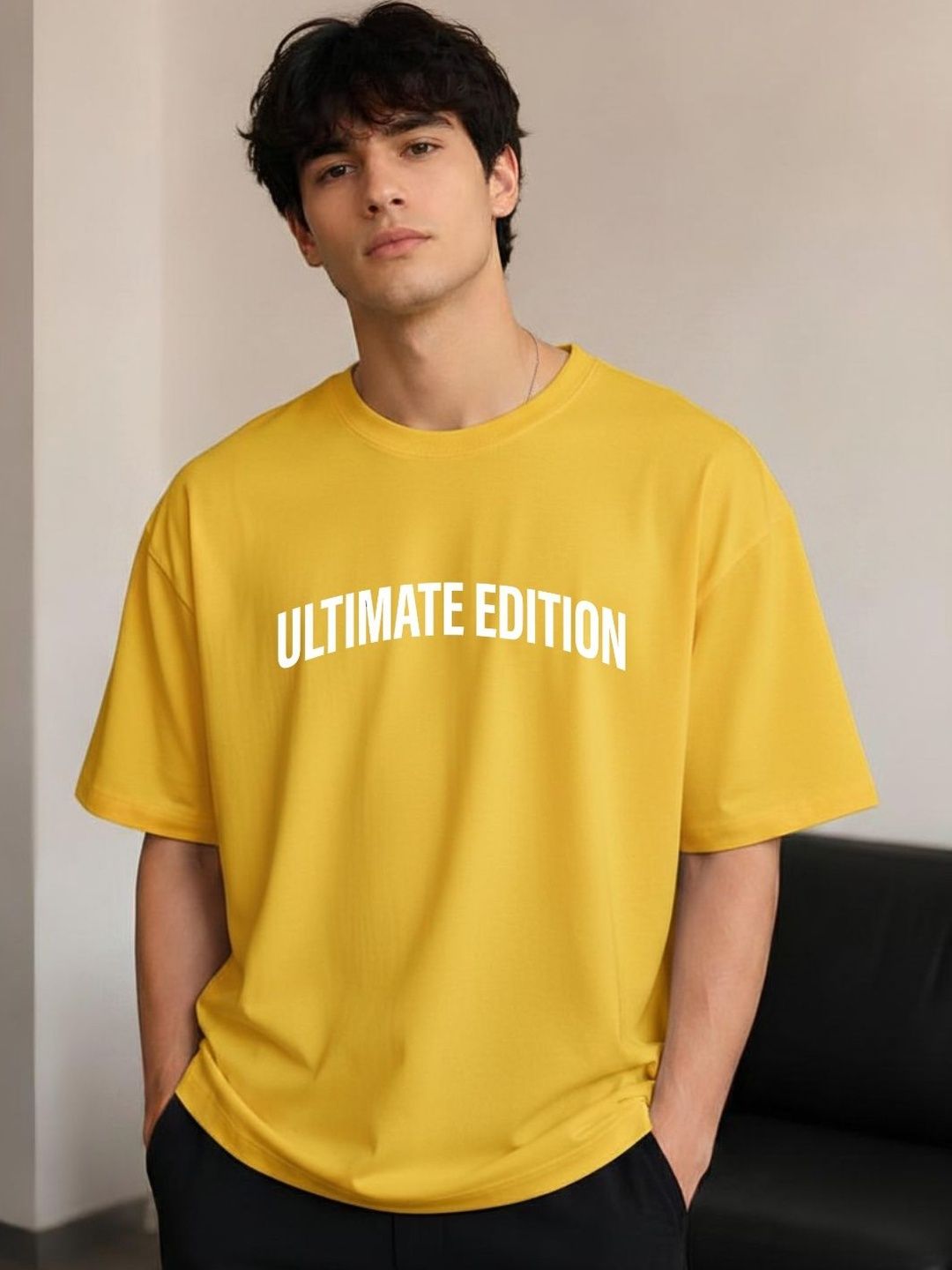 R.Code by The Roadster Life Co. Men Typography Printed T-shirt
