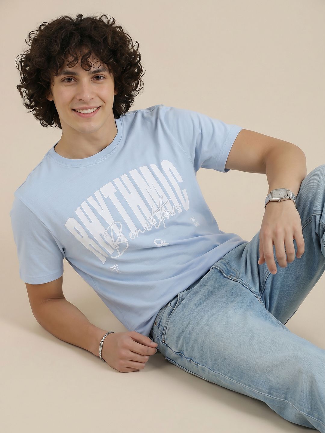 United Colors of Benetton Typography Printed T-shirt
