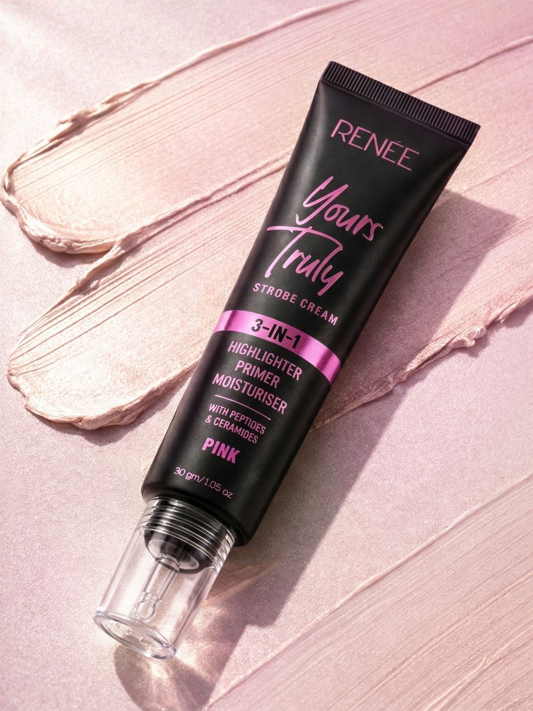 Renee Yours Truly Multipurpose Strobe Cream - 30 g-Pink
