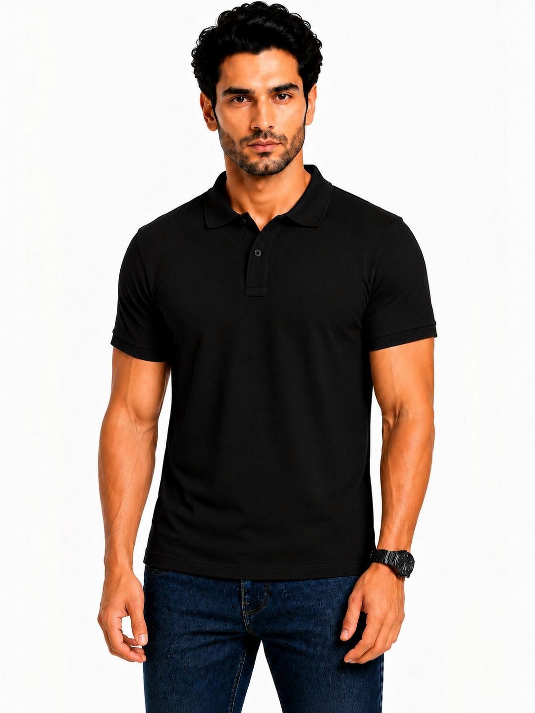 Vivaan Fab Men Polo Collar T-shirt