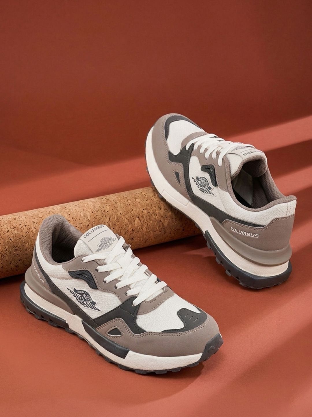 Columbus Men Mesh Running Non-Marking Shoes