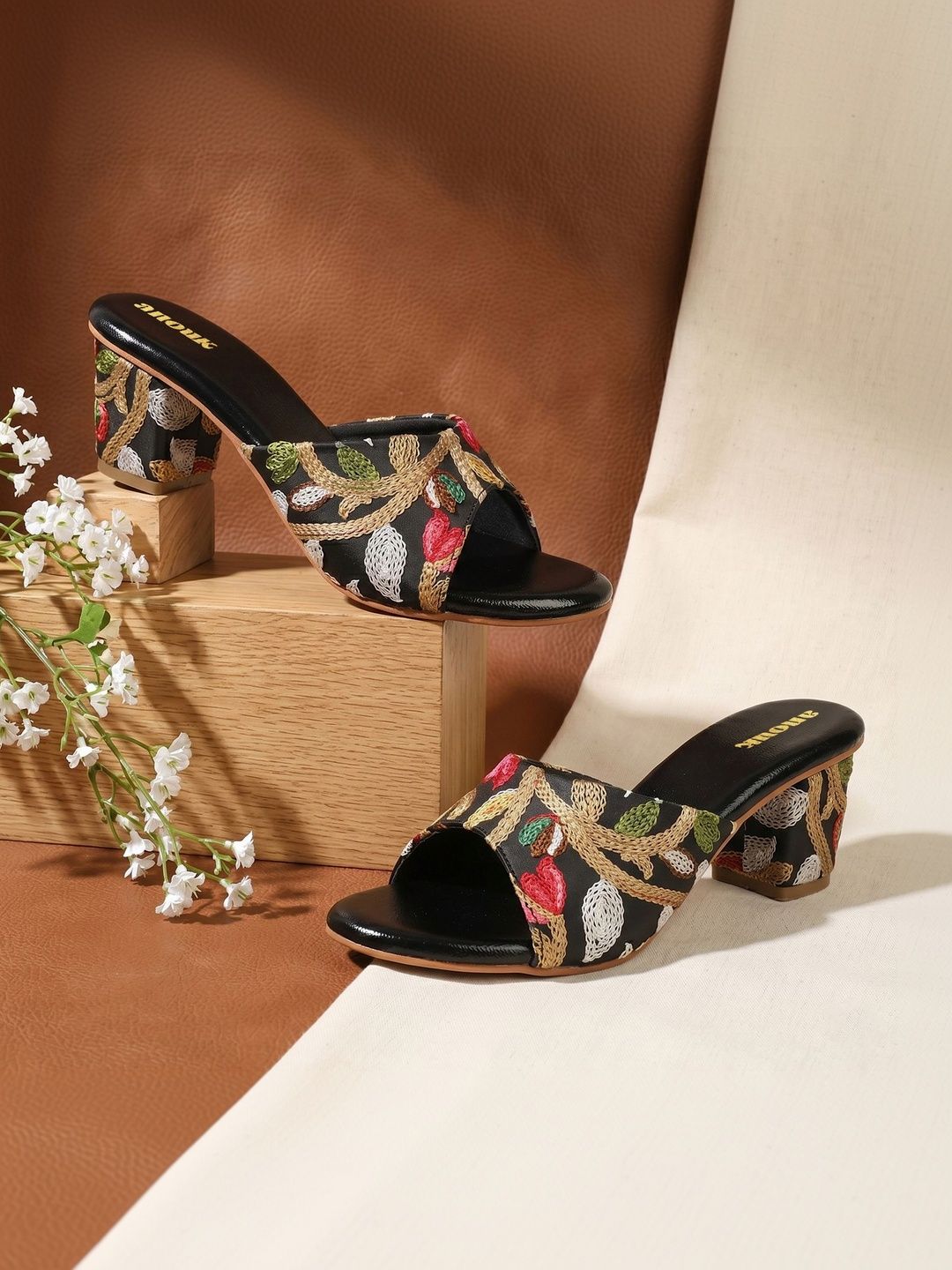 Anouk Anouk Block Mules