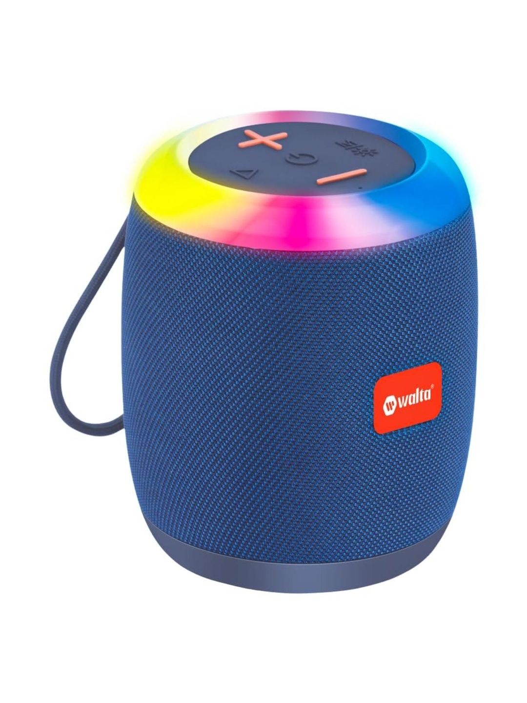 WALTA J7 Play 10W Portable Wireless Bluetooth Speaker With RGB Lights With Powerful Bass