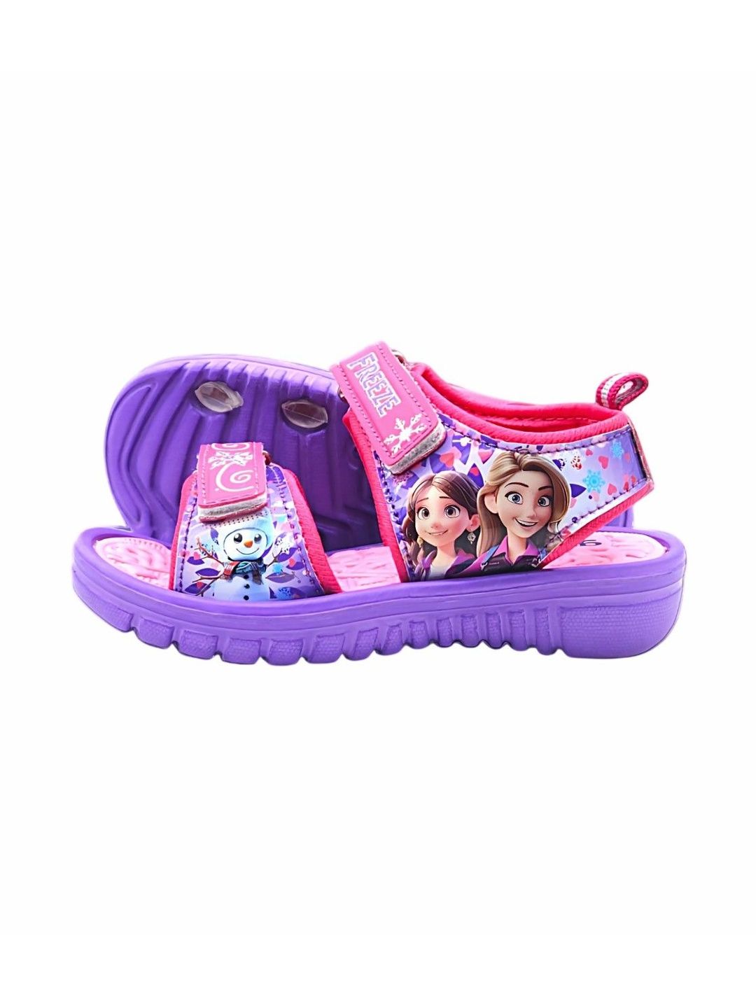 Green Comfort Girls Leather Comfort Sandals