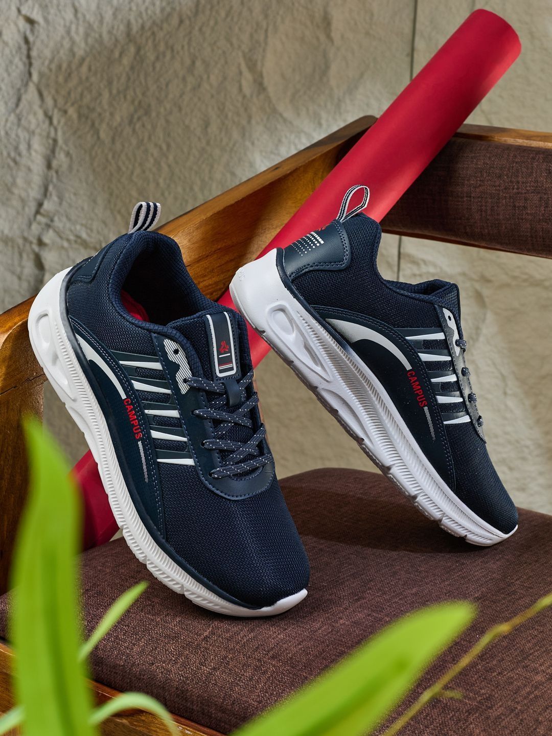 Campus Men Mesh Running Non-Marking Shoes