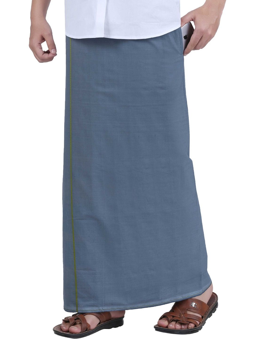 PRAKASAM COTTON Men Cotton Dhoti Dhotis