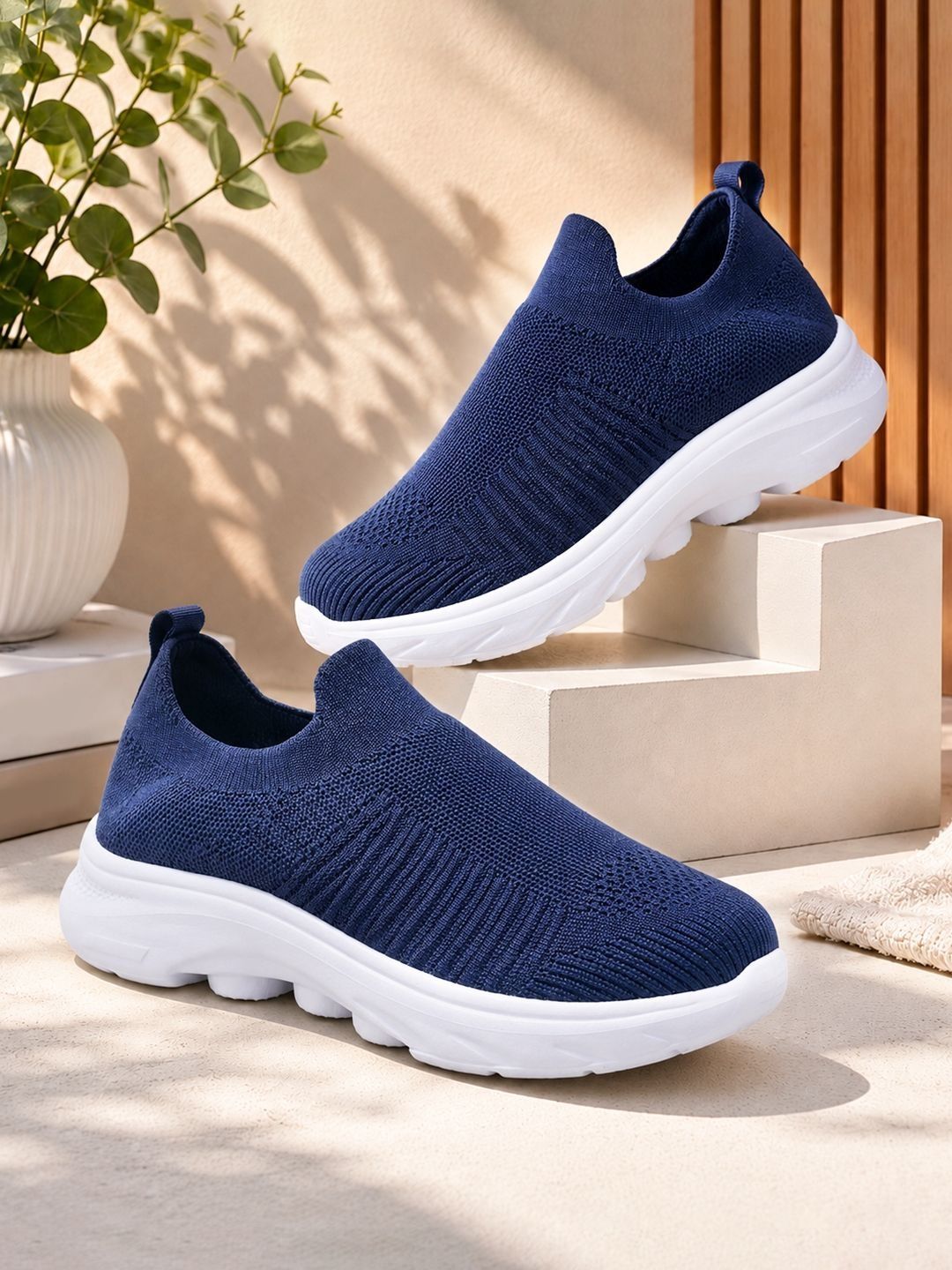 ENRIZZ Men Textile Walking Shoes