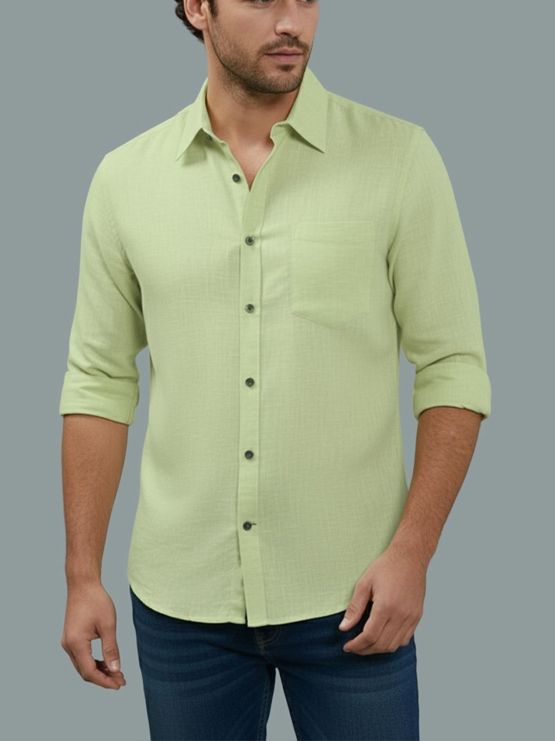 Vida Loca Men Smart Slim Fit Casual Shirt