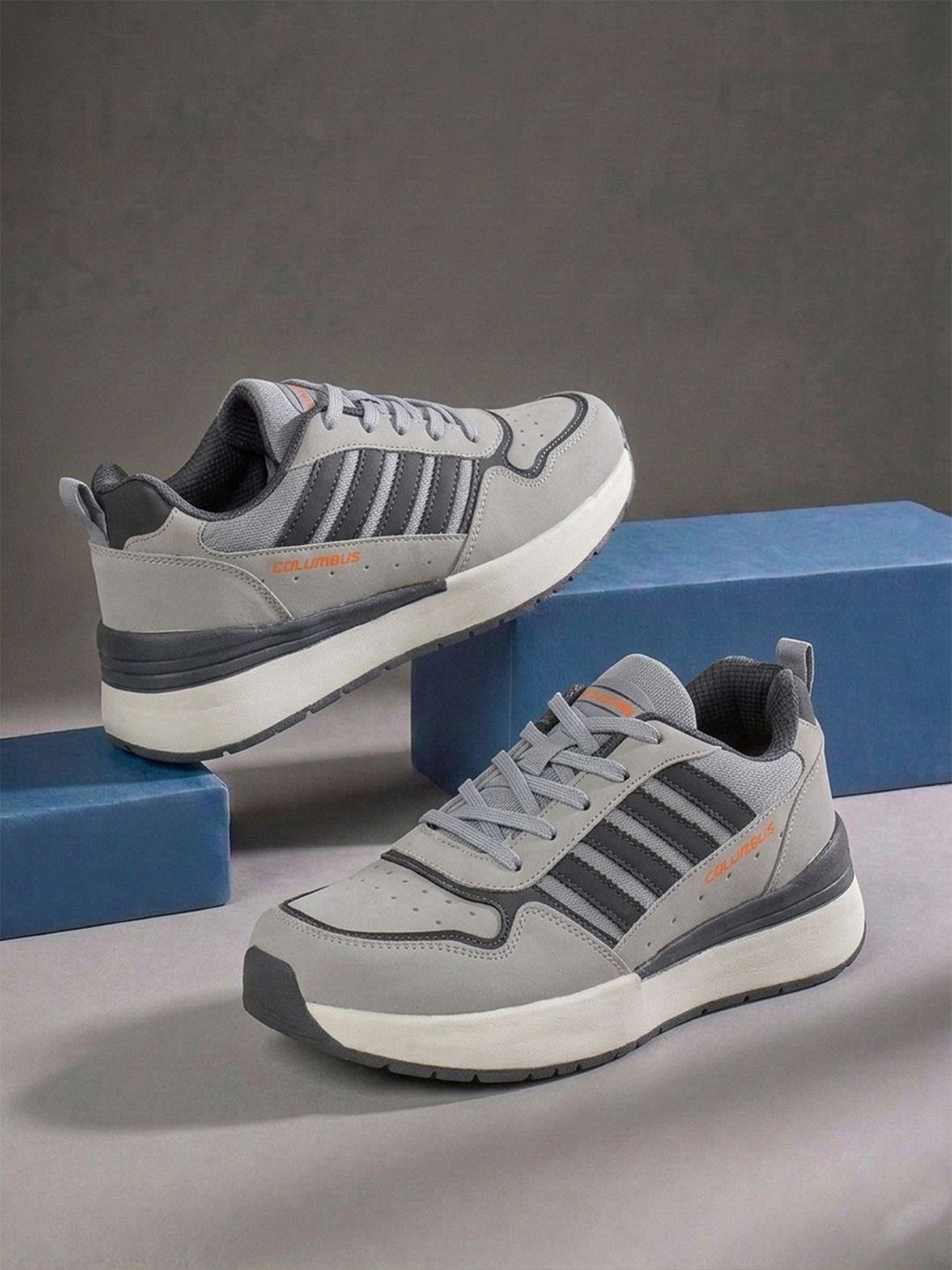 Columbus Men Mesh Walking Shoes