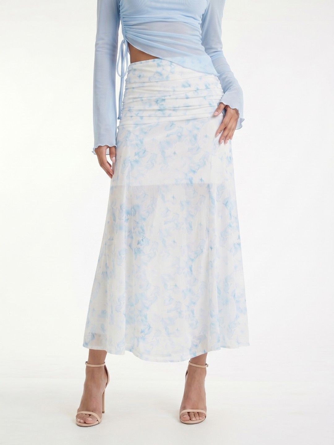 glitchez Women Midi A-Line Skirt