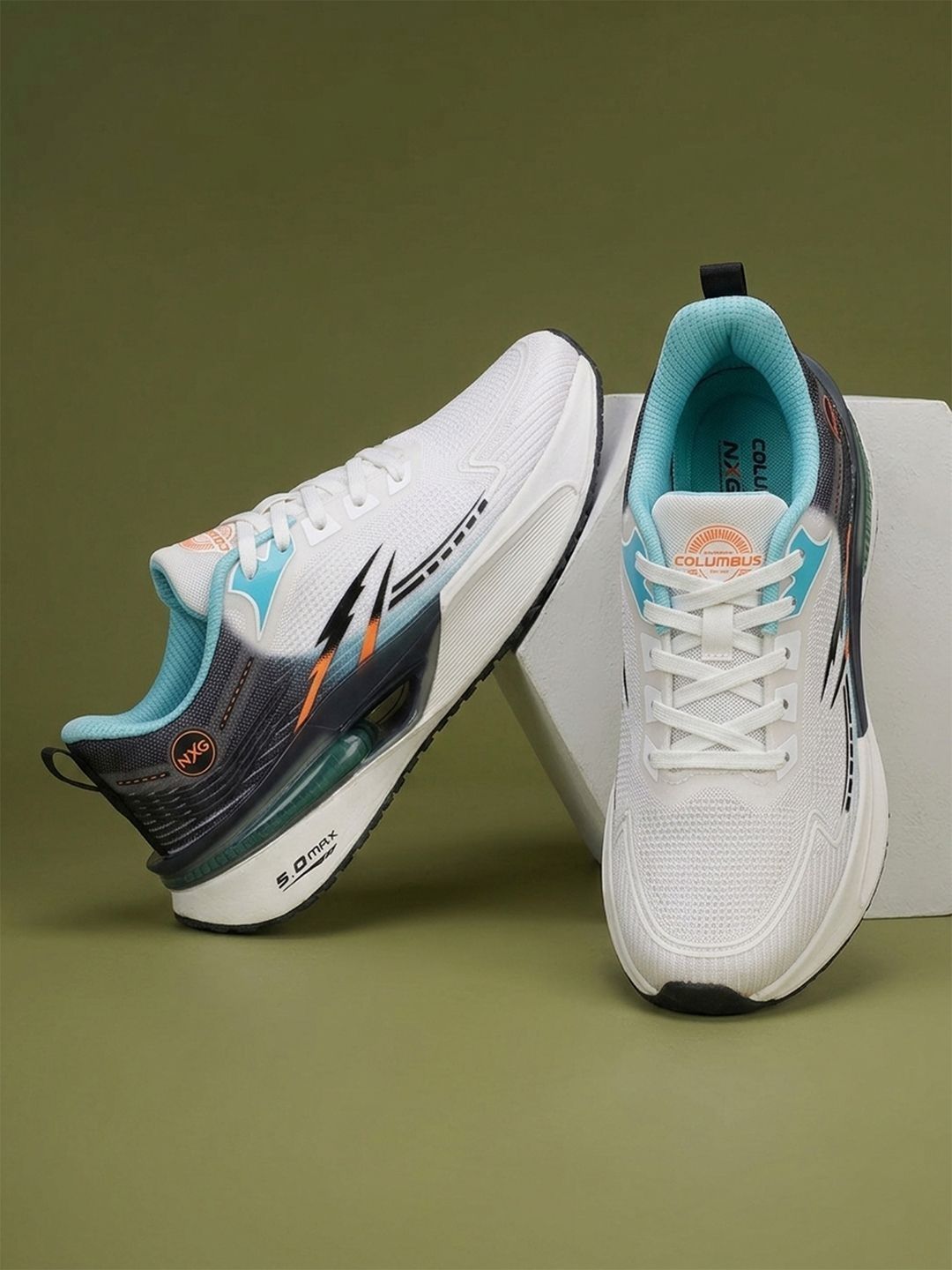 Columbus Men Mesh Running Non-Marking Shoes