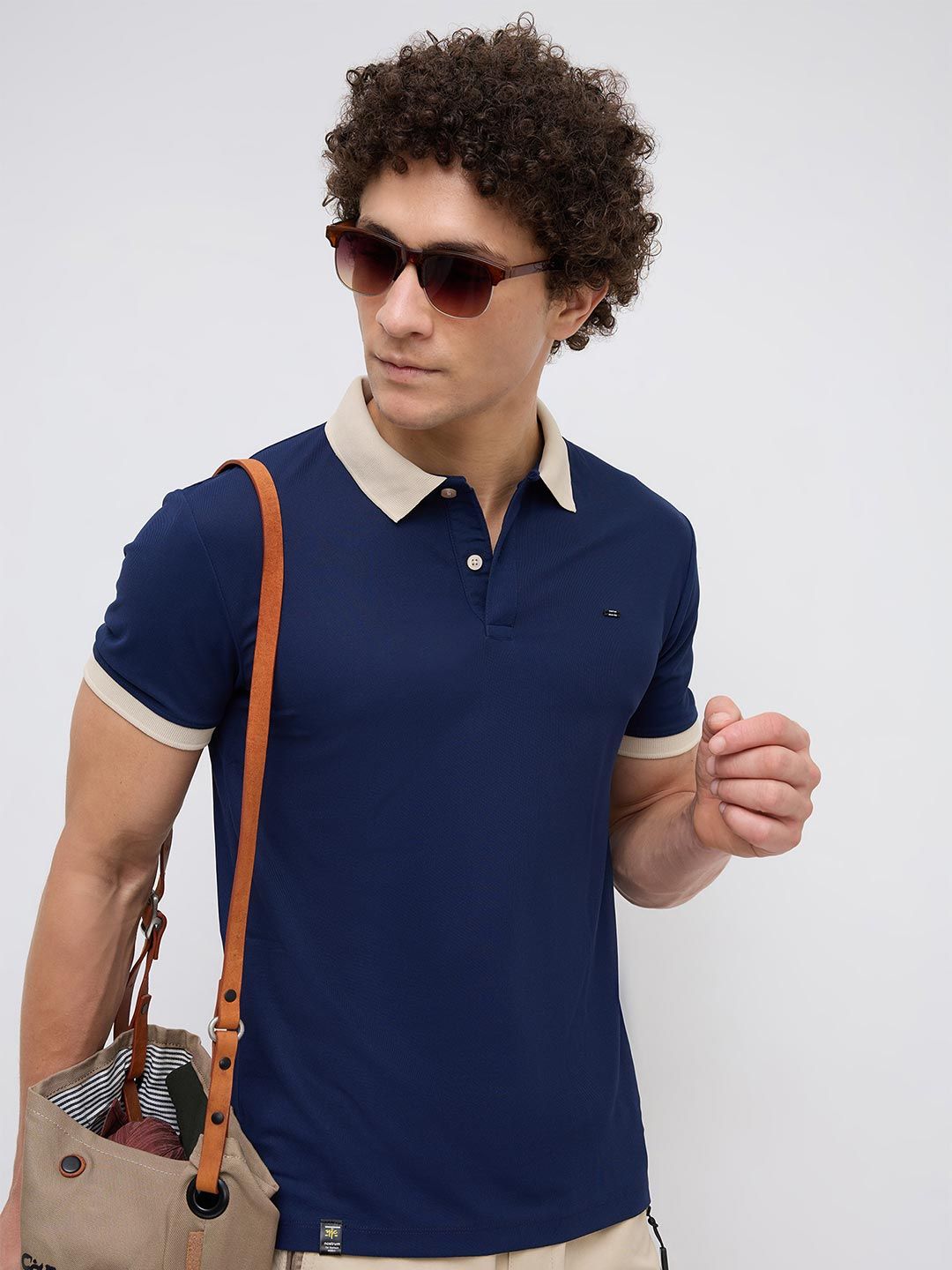 nostrum Polo Collar Short Sleeves Regular Fit Cotton T-shirt