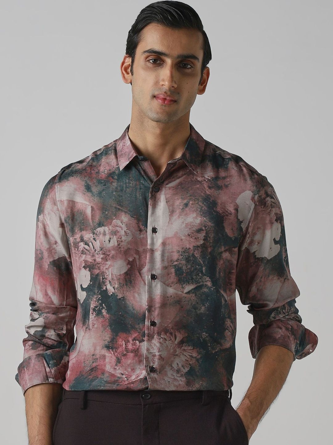 Mufti Men Slim Fit Printed Casual Shirt