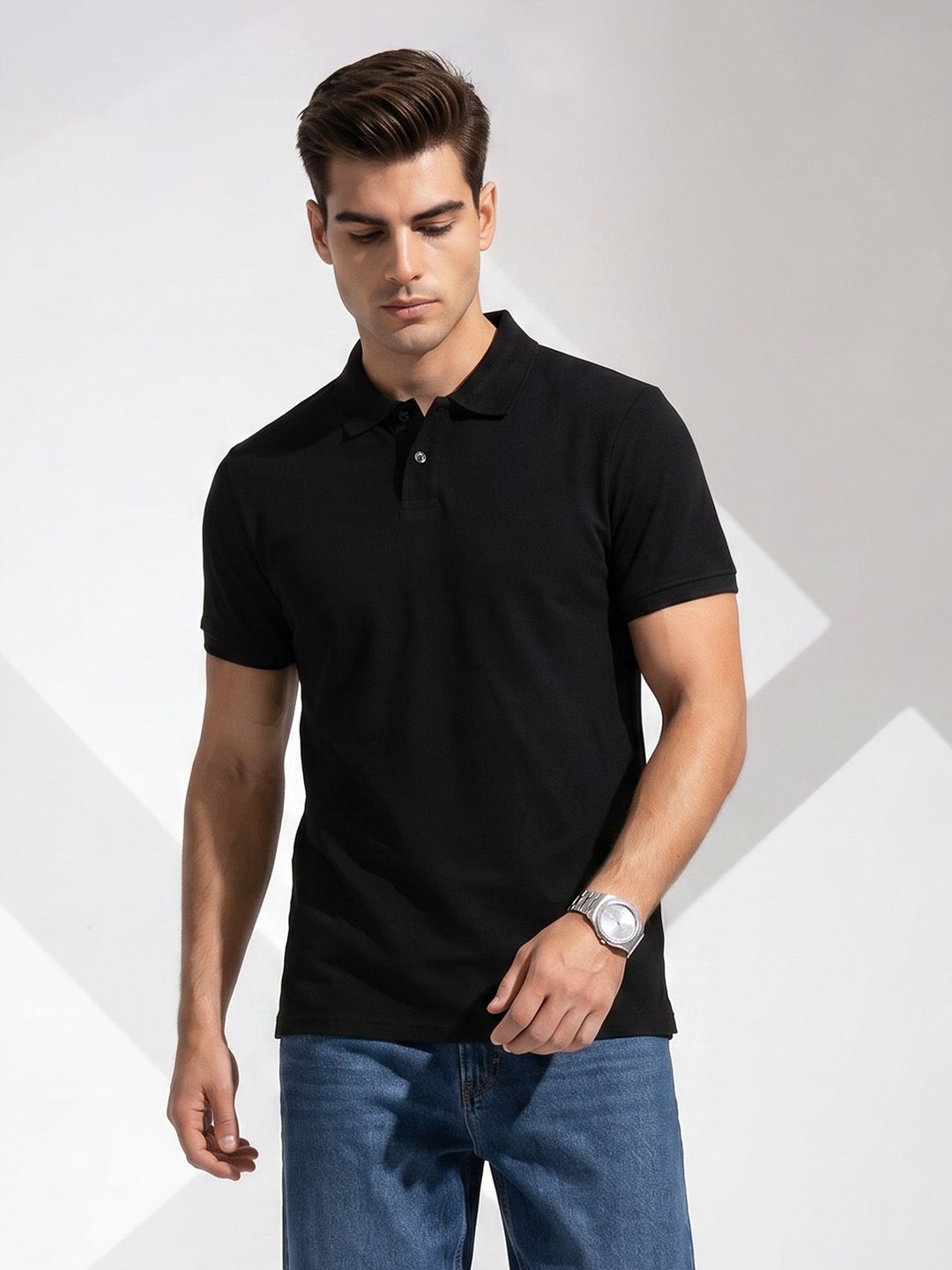 encore by INVICTUS Polo Collar T-shirt