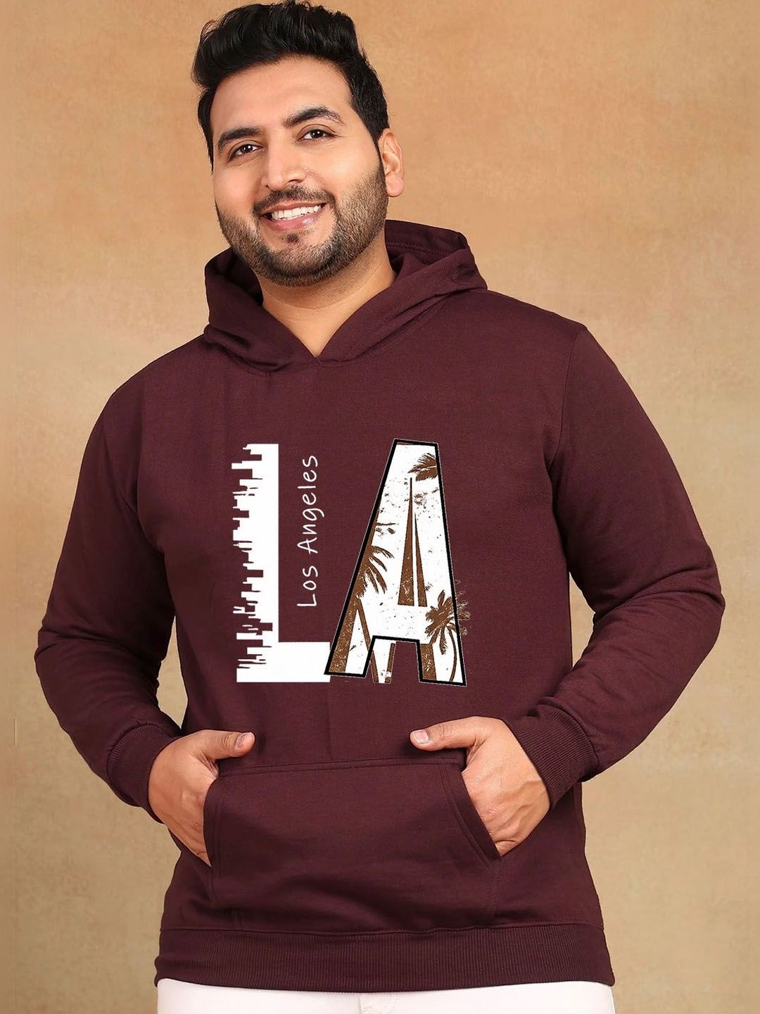 Moda Rapido Men Printed Hooded Sweatshirt