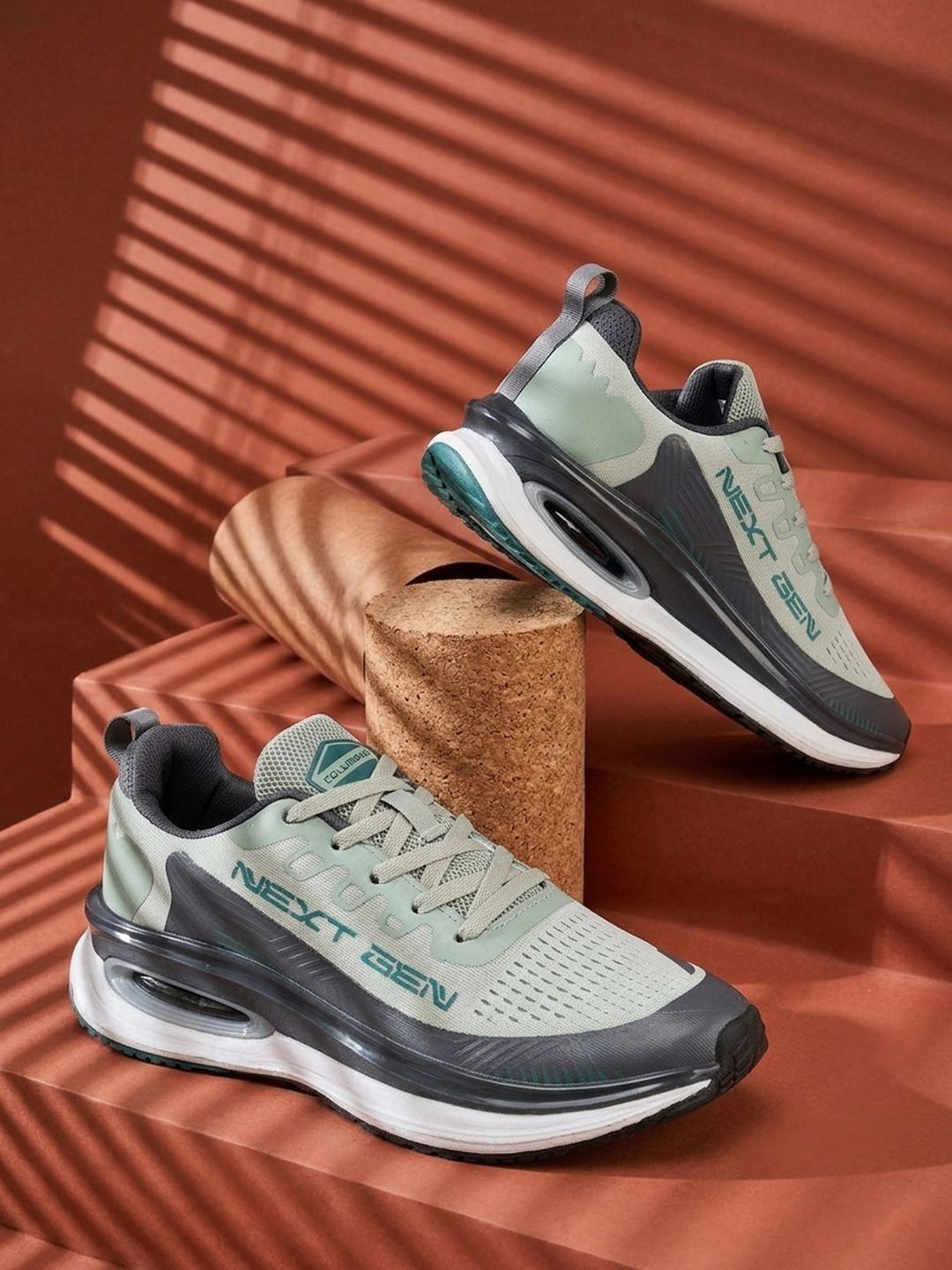 Columbus Men Mesh Running Non-Marking Shoes