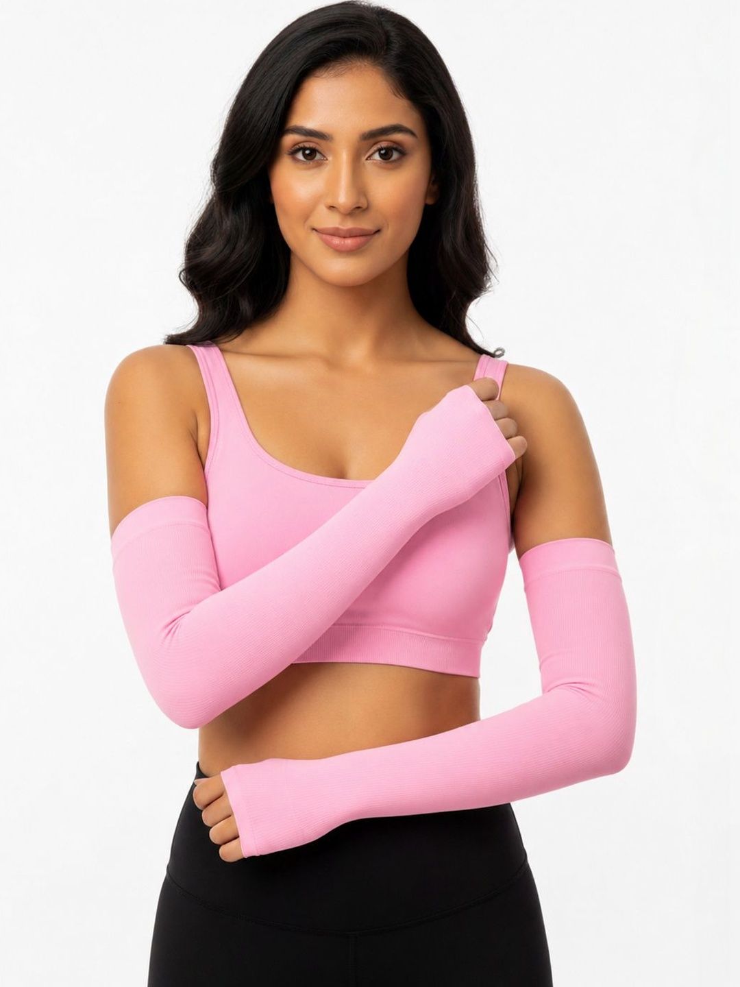 Esensuelle 7 Unisex Sun Protection Arm Sleeves Riding Gloves