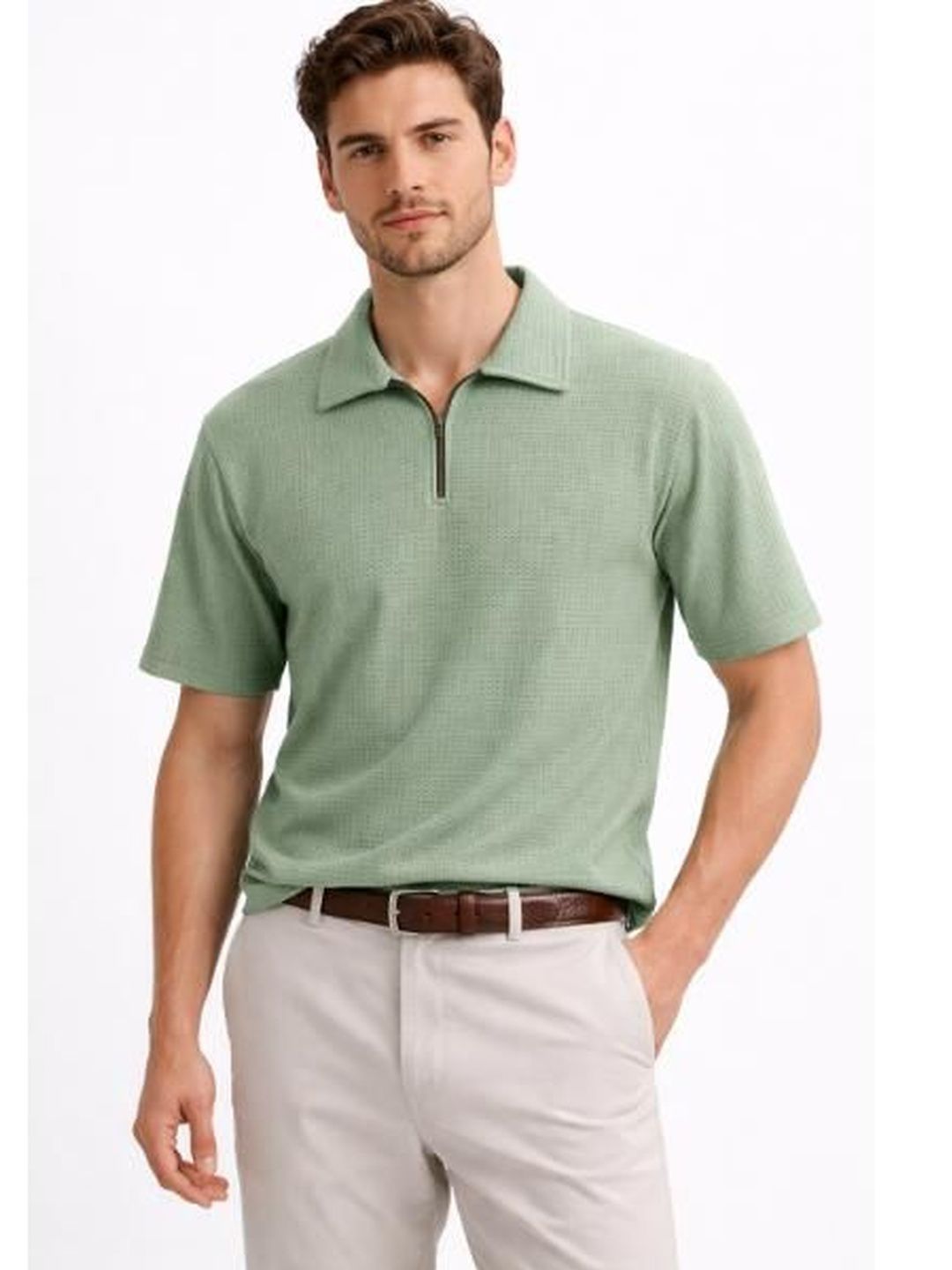 ViigoBella Men Polo Collar T-shirt