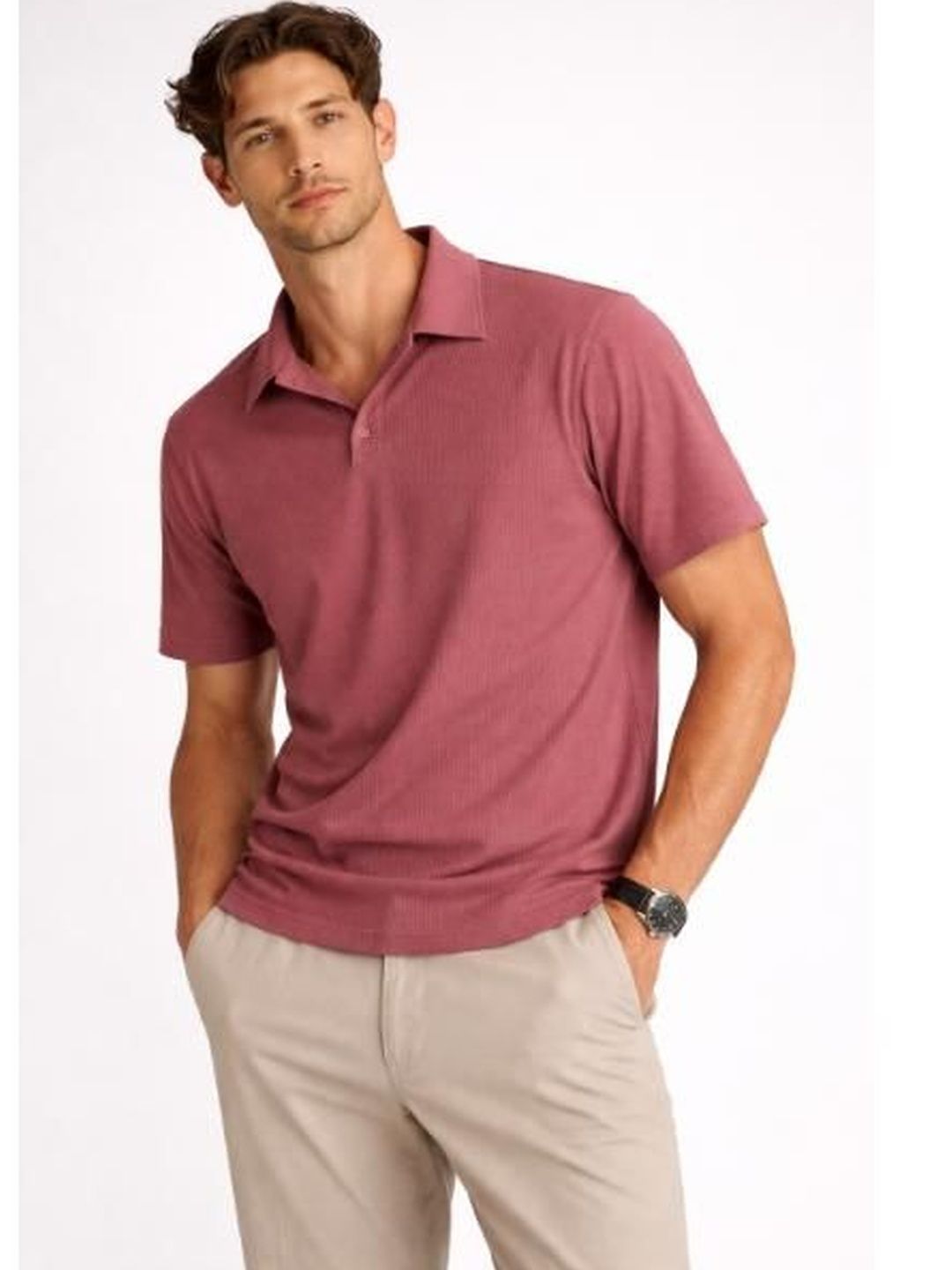 ViigoBella Men Polo Collar T-shirt