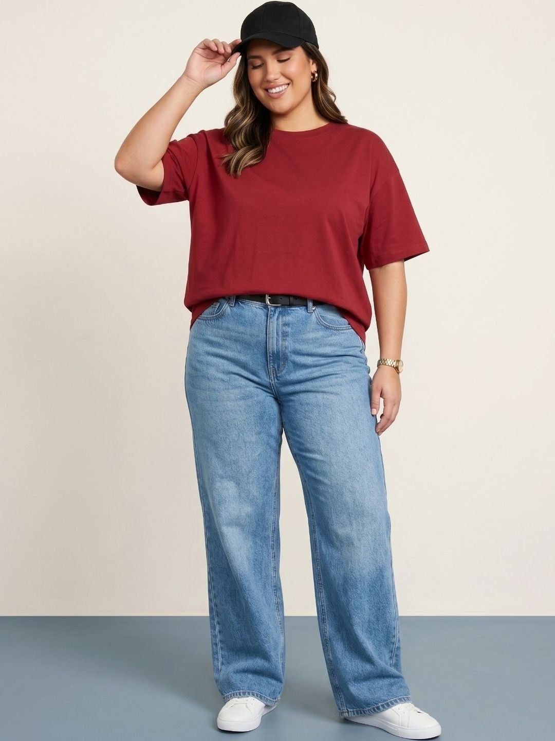 Toodle Plus Women Plus Size Oversize T-Shirts