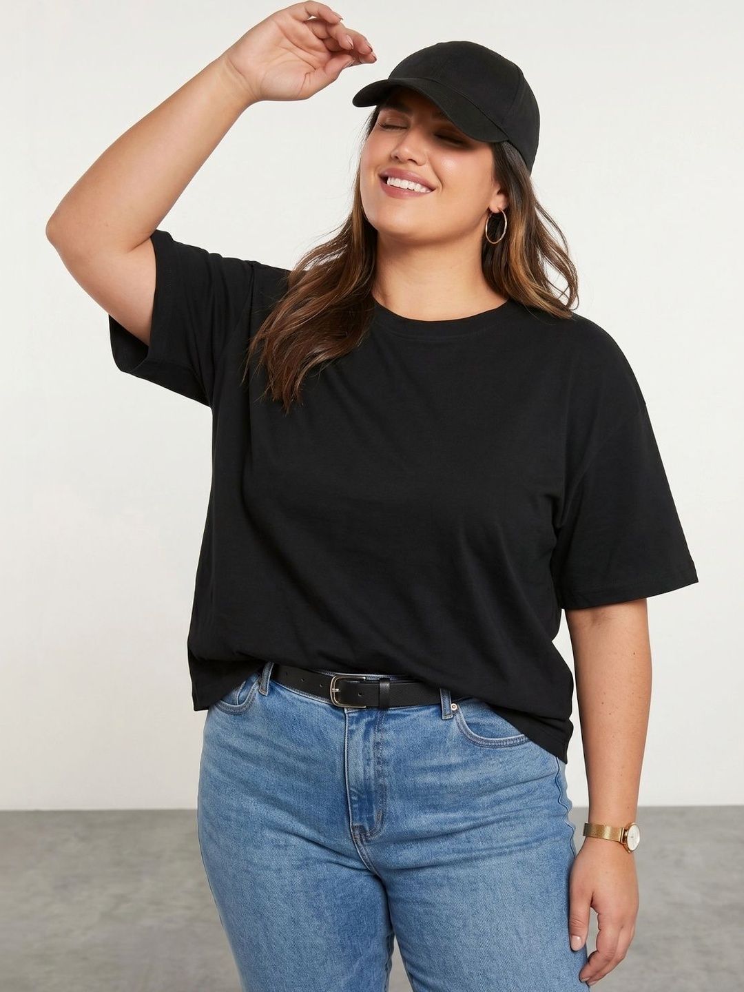 Toodle Plus Women Plus Size Oversize T-Shirts