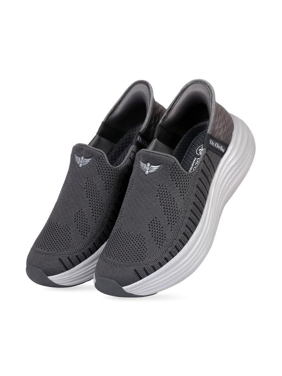 DR.ORTHO DR.ORTHO Men Textured Slip-On Sneakers