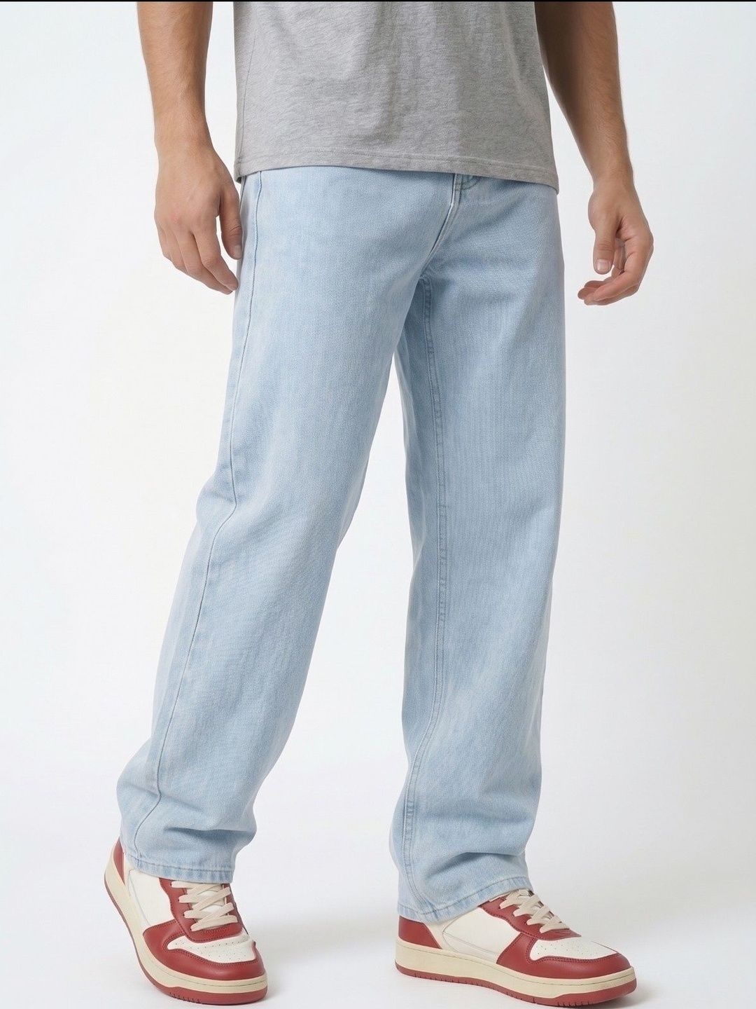 HERE&NOW Men Relaxed Fit Mid-Rise Stretchable Jeans