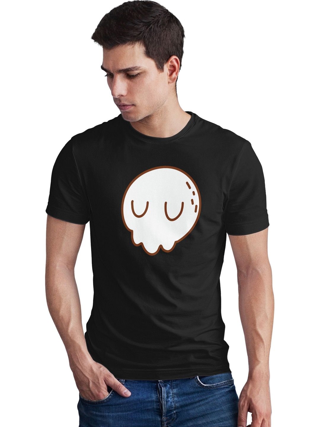 Seekbuylove Men Printed Bio Finish T-shirt