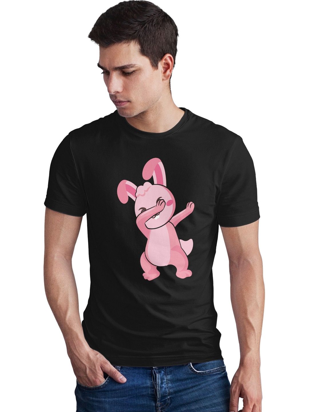 Seekbuylove Men Printed Bio Finish T-shirt