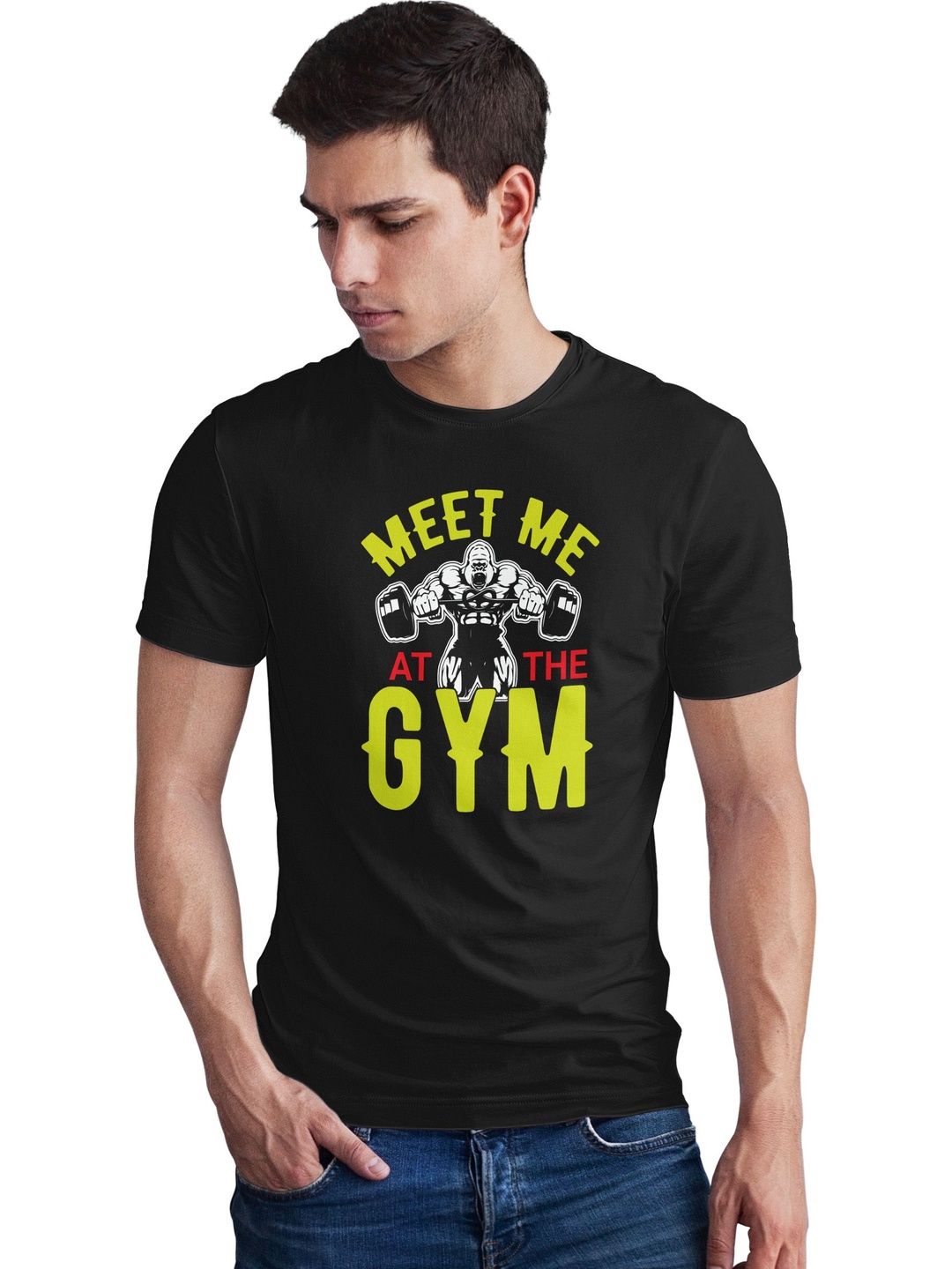 Seekbuylove Men Printed Bio Finish T-shirt