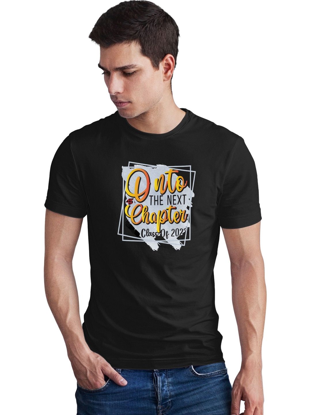 Seekbuylove Men Typography Printed Bio Finish T-shirt