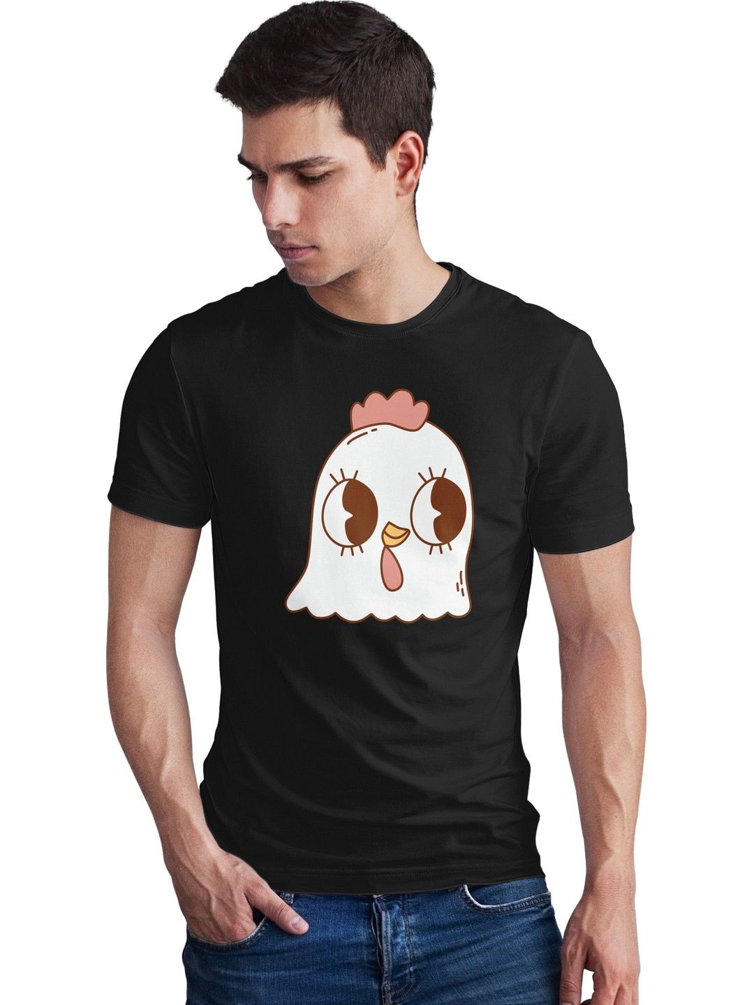 Seekbuylove Men Printed Bio Finish T-shirt