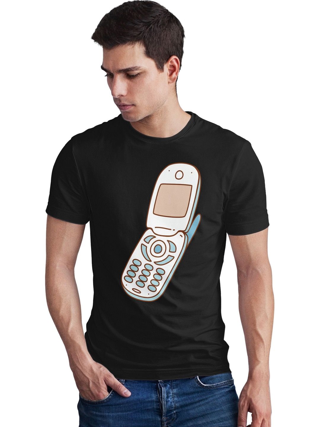 Seekbuylove Men Printed Bio Finish T-shirt