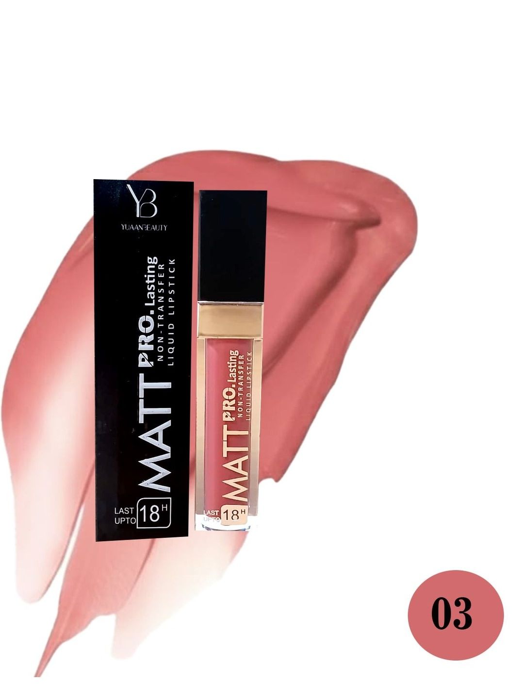 YUAAN BEAUTY YUAAN BEAUTY Long Lasting Liquid Lipstick - 3.2 g - Pink