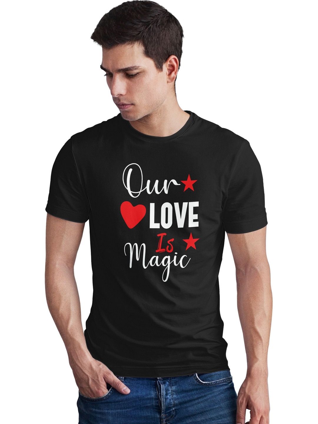 Seekbuylove Men Typography Printed Bio Finish T-shirt