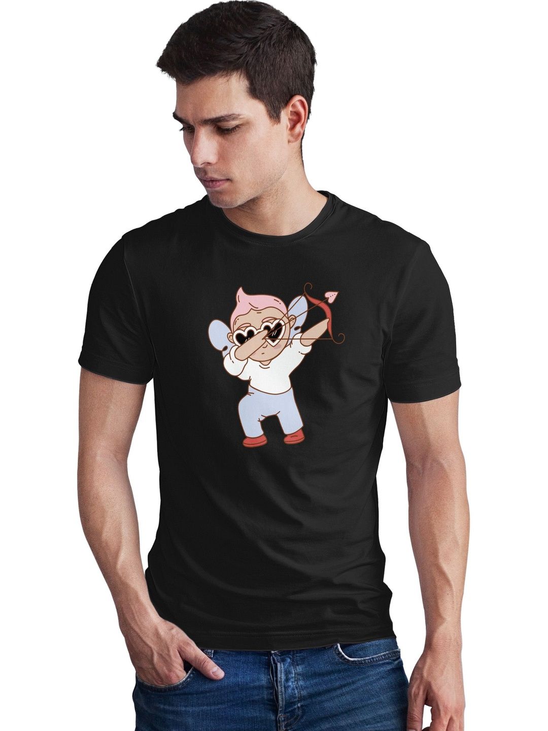 Seekbuylove Men Printed Bio Finish T-shirt