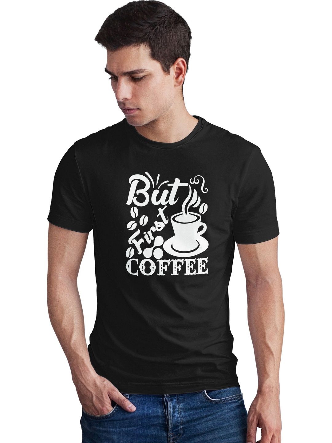 Seekbuylove Men Typography Printed Bio Finish T-shirt