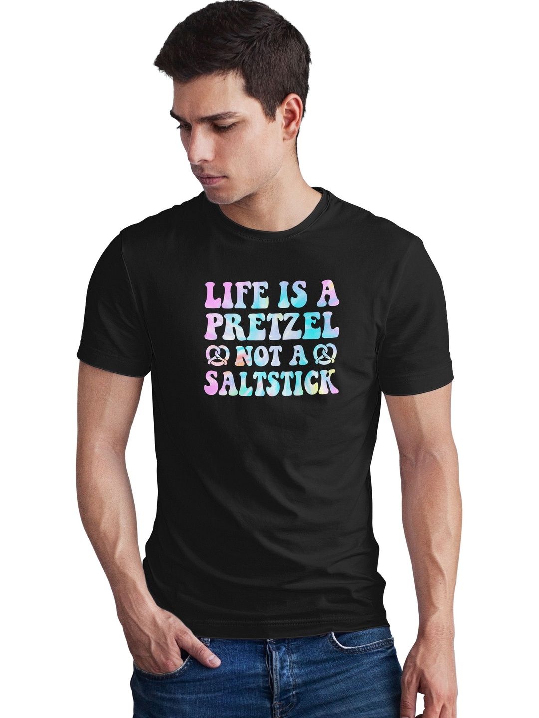 Seekbuylove Men Typography Printed Bio Finish T-shirt