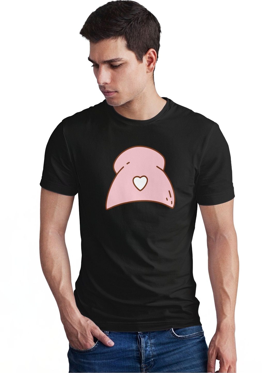 Seekbuylove Men Printed Bio Finish T-shirt