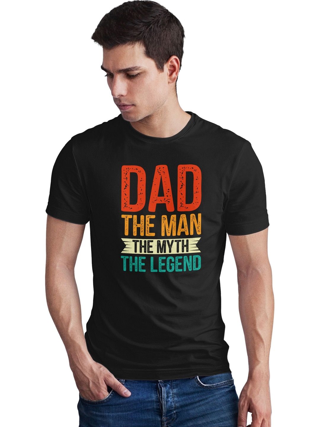 Seekbuylove Men Typography Printed Bio Finish T-shirt