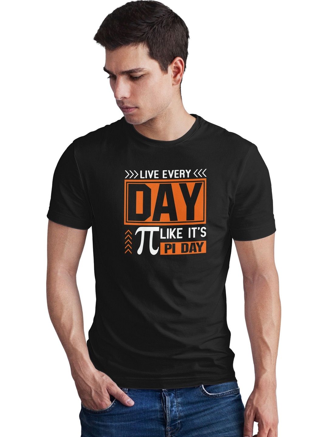 Seekbuylove Men Typography Printed Bio Finish T-shirt